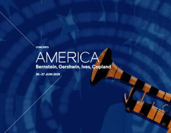 CONCERT - AMERICA / BERNSTEIN, GERSHWIN, IVES, COPLAND Du 26 au 27 juin 2025