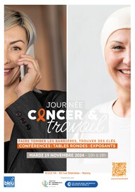 Journée "Cancer & travail" Le 19 nov 2024