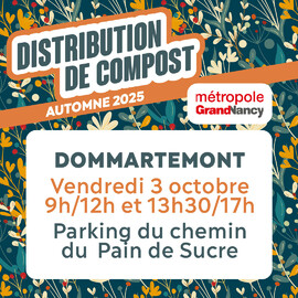 Distribution de compost à Dommartemont