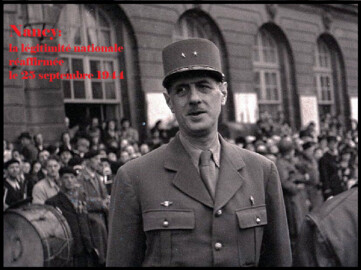 Le général de Gaulle à Nancy en 1945