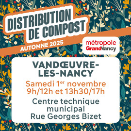 Distribution de compost à Vandœuvre-lès-Nancy