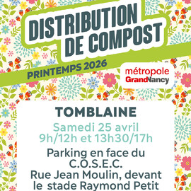 Distribution de compost à Tomblaine