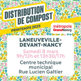 Distributions de compost 2025