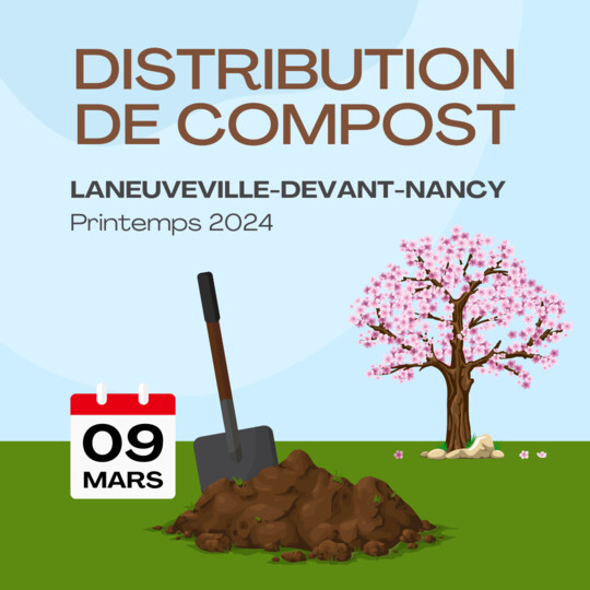 Distribution de compost à Laneuveville-devant-Nancy - Crédits photo : MHDD