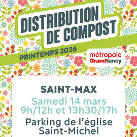 Distribution de compost à Saint-Max