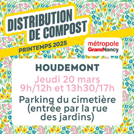 Distributions de compost 2025