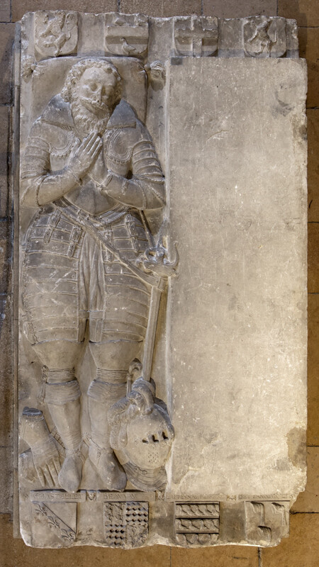 Pierre tombale de Jean-Blaise de Mauléon - Crédits photo : Nancy, palais des ducs de Lorraine - Musée lorrain