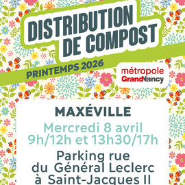 Distribution de compost à Maxéville