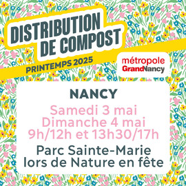 Distributions de compost 2025