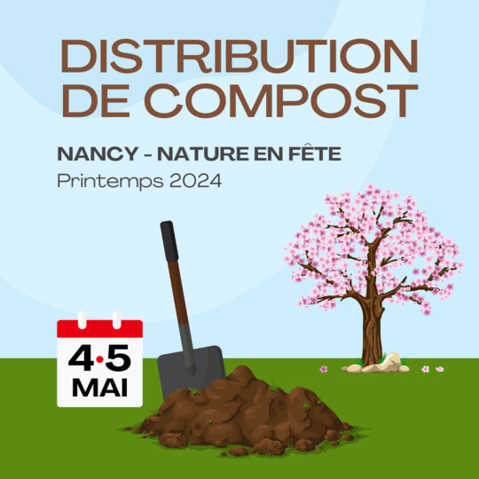 Distribution de compost à Nancy - Crédits photo : MHDD