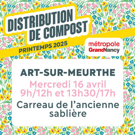 Distributions de compost 2025