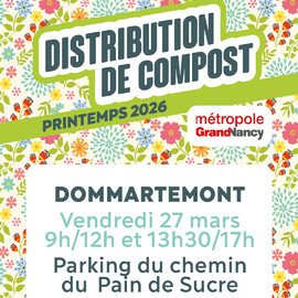 Distribution de compost à Dommartemont