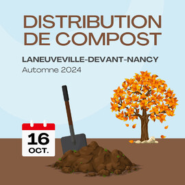 Distribution de compost à Laneuveville-Devant-Nancy