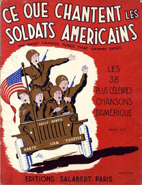 Affiche "ce que chantent les soldats américains"