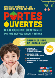 Portes ouvertes de la cuisine centrale Le 28 sept 2024