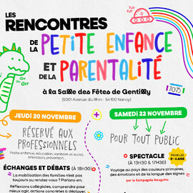 Les rencontres de la petite enfance et de la parentalité