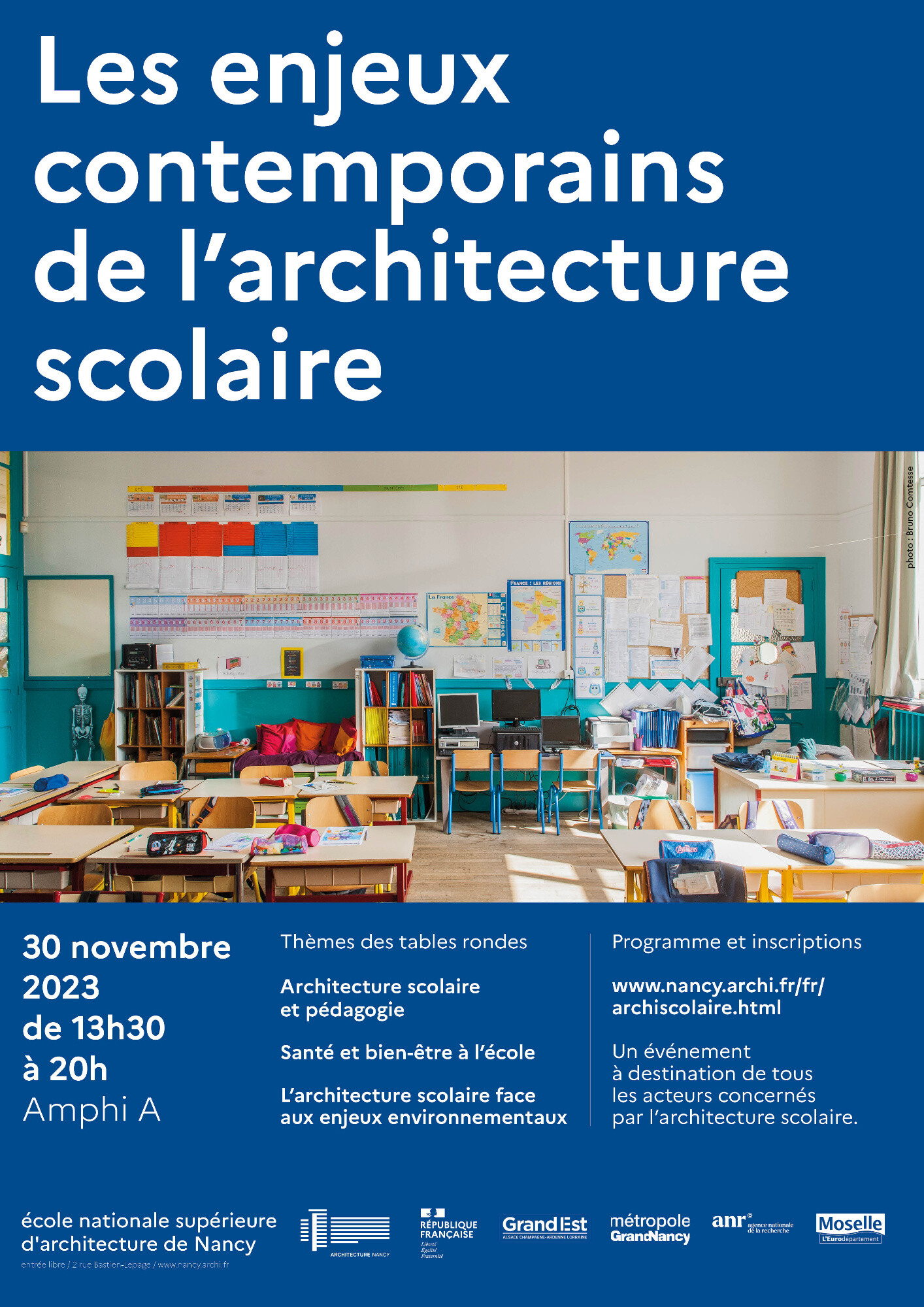 Les enjeux de l’architecture scolaire aujourd’hui : tables-rondes thématiques