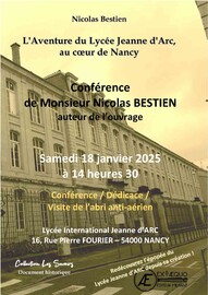 CONFÉRENCE - AVENTURE DU LYCÉE JEANNE D