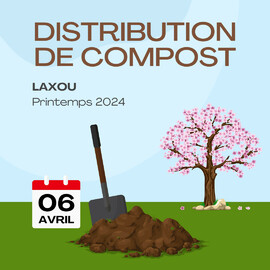 Distribution de compost à Laxou