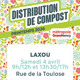 Distribution de compost à Laxou