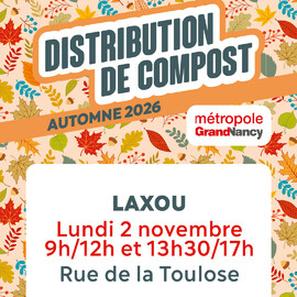 Distribution de compost à Laxou