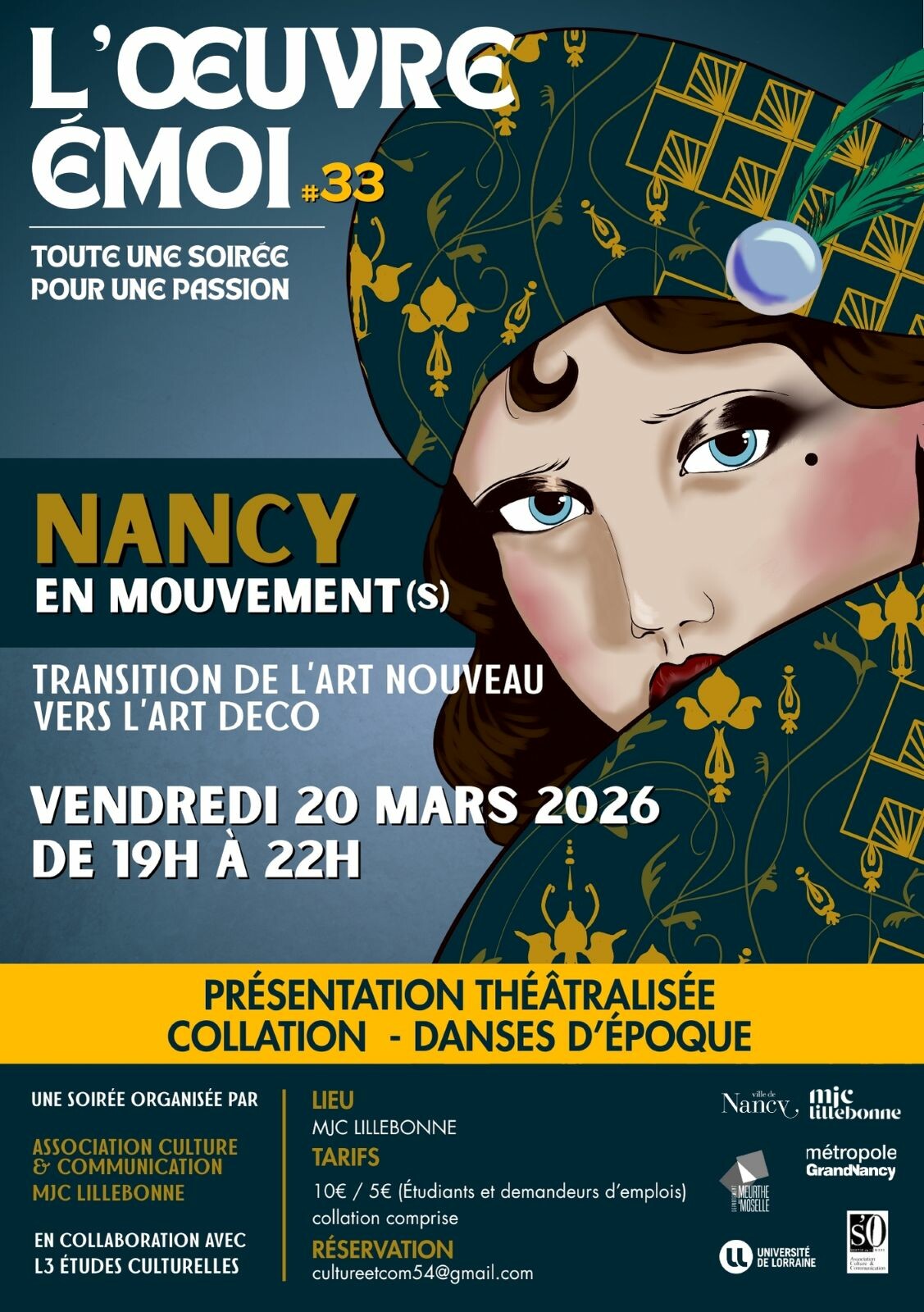 Nancy en mouvement(s) : transition de l'Art nouveau vers l'Art
