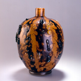 Émile Gallé, vase Courge à gibbosités (c) Nancy, musée de l'École de Nancy, photo. C. Philippot
