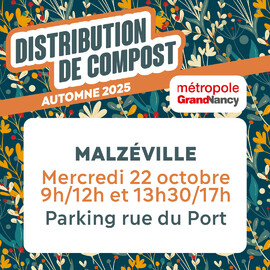 Distribution de compost à Malzéville