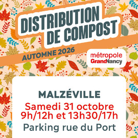 Distribution de compost à Malzéville