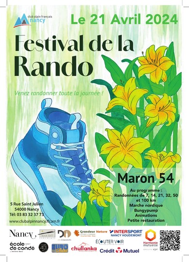 Affiche Festival de la rando 2024 - Crédits photo : Festival 2024