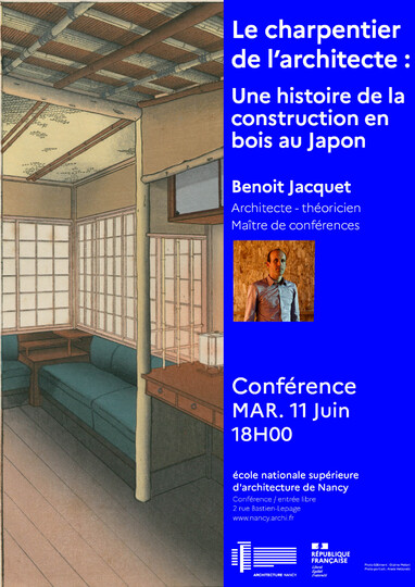 Affiche conférence Jacquet - Crédits photo : École d'architecture de Nancy