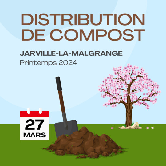 Distribution de compost à Jarville-la-Malgrange - Crédits photo : MHDD