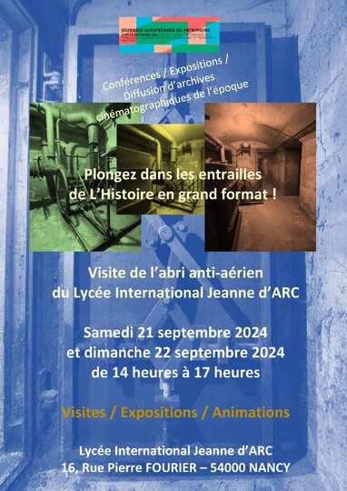 Affiche JEP 2024 - Crédits photo : Lycée International Jeanne d'ARC
