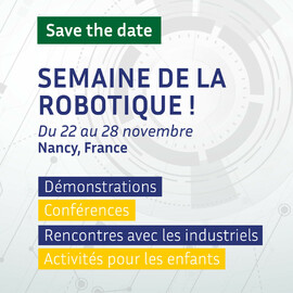 Semaine de la robotique - Visite du hall robotique