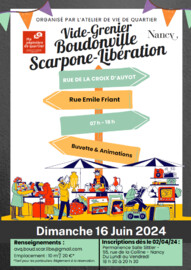 Vide grenier de Boudonville-Scarpone-Libération Le 16 juin 2024