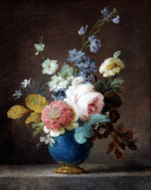 Anne Vallayer-Coster, Vase de fleurs (c) Nancy, musée des Beaux-Arts, photo. P. Buren