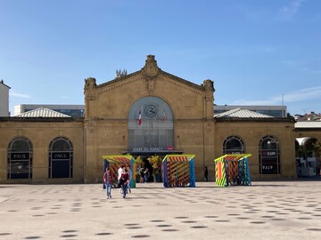 photo gare de Nancy , vue de la Place Simone Veil