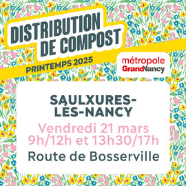 Distributions de compost 2025