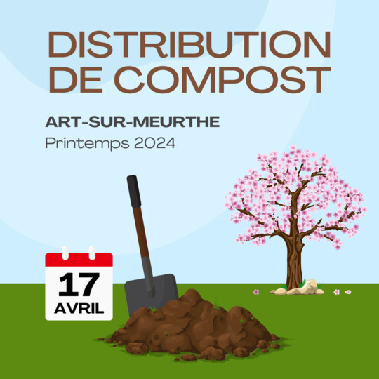 Distribution de compost à Art-sur-Meurthe - Crédits photo : MHDD
