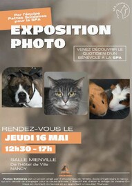 Exposition photo "Pattes Solidaires" Le 16 mai 2024