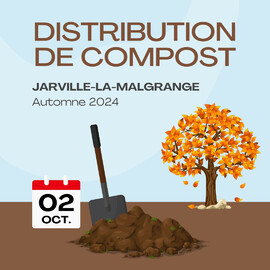 Distribution de compost à Jarville