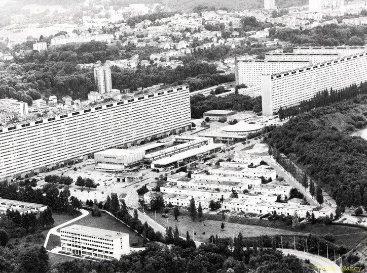 Vue aérienne du Haut-du-Lièvre - Crédits photo : Archives municipales de Nancy, 5 Fi 5296