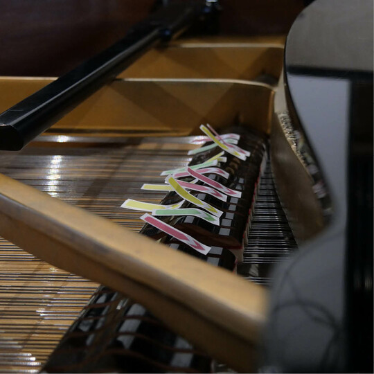 Intérieur d&#039;un piano - Crédits photo : Sarah Ong